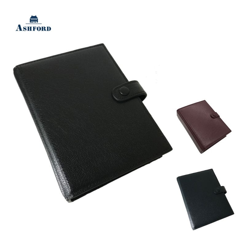 【名入れ対応商品】 アシュフォード ヘリテイジ システム手帳 M6 ミニ6 19mm スタンダード ブラック/ワイン/ネイビー 1252