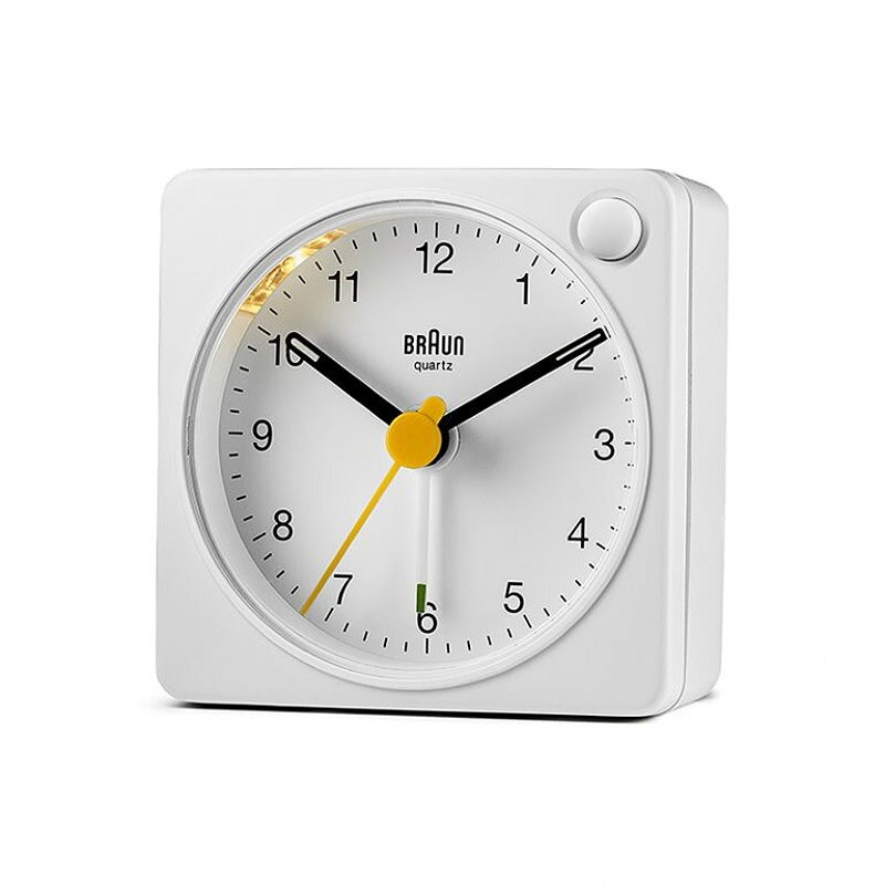 ブラウン アナログ 目覚まし時計/置き時計 アラーム付き ホワイト BC02XW BRAUN Analog Alarm Clock [3]