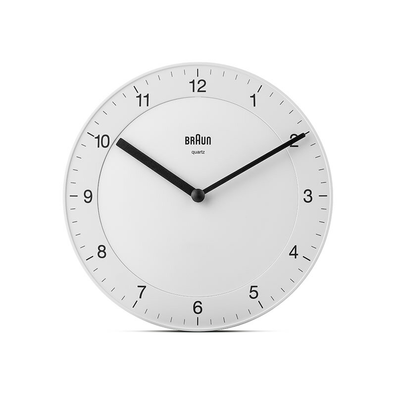 Brown - ブラウン アナログ 壁掛け時計/ウォールクロック ホワイト BC06W BRAUN Analog Wall Clock