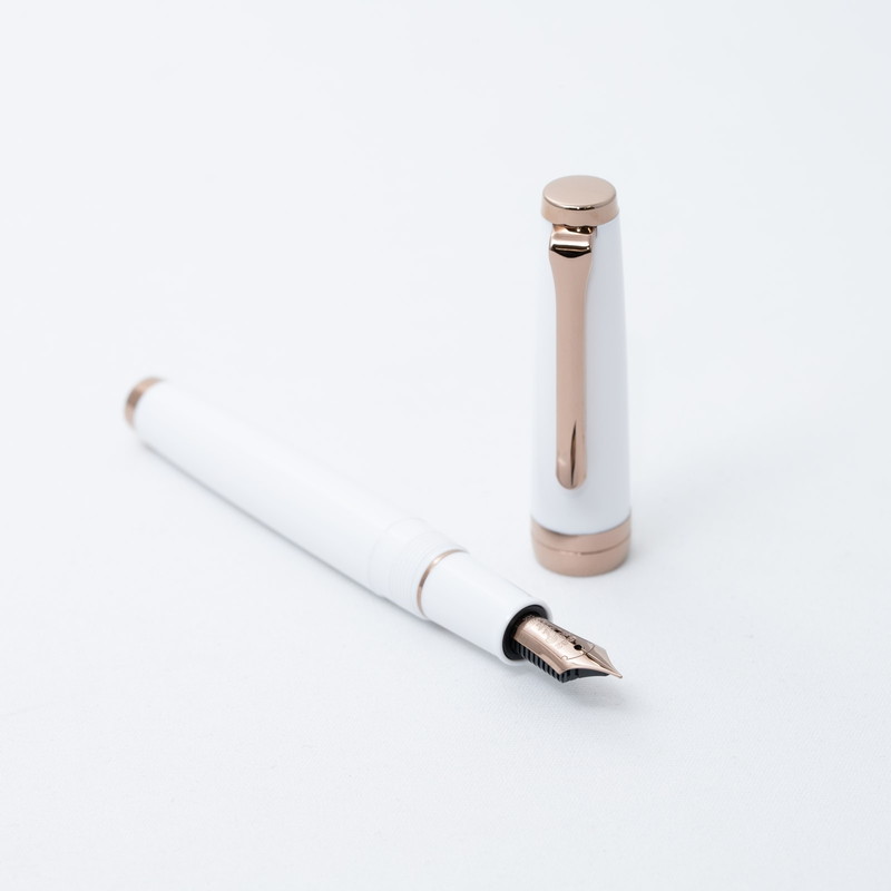 NAGASAWA オリジナル万年筆 オデッセイ スノーホワイト 期間限定モデル nagasawa-10304800 ナガサワ文具センター サンプル画像2