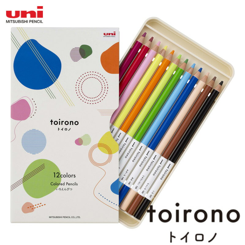 Rakuten - 三菱鉛筆 色鉛筆 toirono｜トイロノ 12色 TR12C