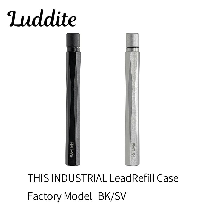Rakuten - ラダイト THIS INDUSTRIAL 芯ケース2 Lead Refill Case Factory Model BK/SV
