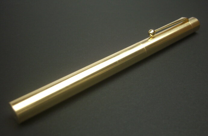 NAGASAWAナガサワオリジナルトレド真鍮キャップ式ボールペン（ブラス/三菱ジェットストリーム/パイロットフリクション/ブラスボールペン）