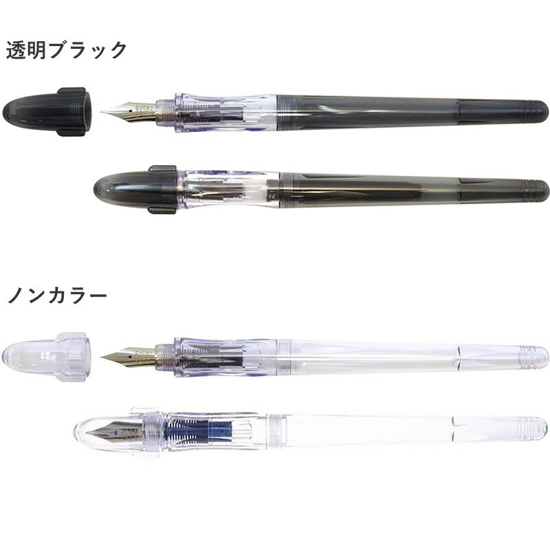 パイロット ペン習字ペン 極細 透明ブラック/ノンカラー P-FP60R