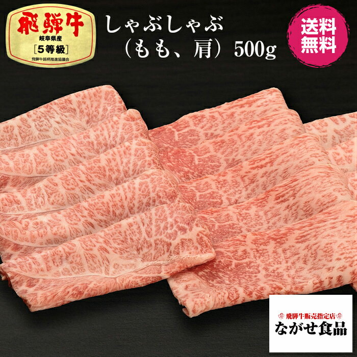 最高級 A5等級 厳選 飛騨牛 しゃぶしゃぶ ( もも ・ 肩 ) 500g 【送料無料】 肉 鍋 ギフト 母の日 父の日 食べ物 プレゼント 父の日ギフト お中元 お歳暮 お年賀 内祝 のし対応 お取り寄せグルメ 1