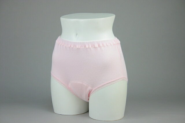 【おためし商品】女性用失禁パンツ、尿漏れパンツ（尿漏れ重度対応）ピンク色　1枚