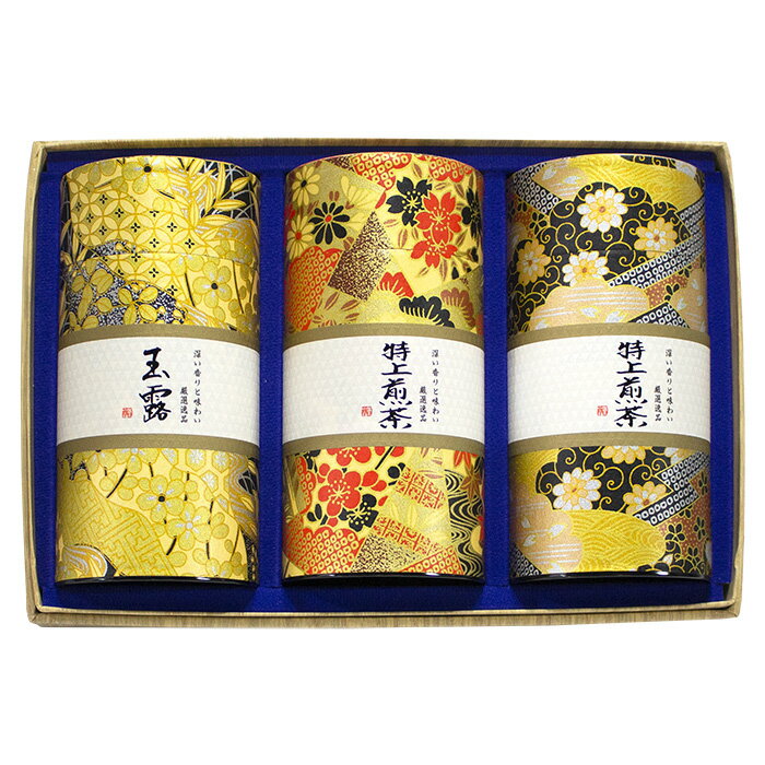 長田茶店【厳選逸品詰合せ(玉露180g・特上煎茶200gx2本セット)A-150】お茶 緑茶 煎茶 玉露 国産 茶葉 リーフ 贈答 ギフト 進物 プレゼント 誕生日 バレンタイン ホワイトデー 母の日 父の日 敬老の日 中元 歳暮 内祝い お供え 粗供養 お返し 結婚 出産 就職 引っ越し ご挨拶