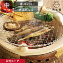  水コンロ 中 2〜4人用 長谷園 炭火コンロ 卓上コンロ 卓上グリル 日本製 焙り 燻製 焼き物 秋刀魚 焼鳥 干物 BBQ バーベキュー アウトドア キッチン用品 調理道具 AIC-36