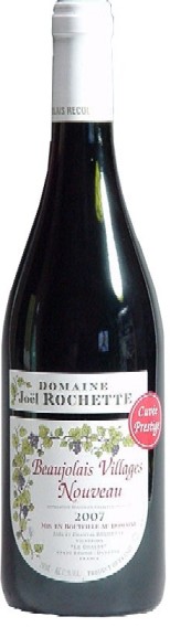 ボージョレ・ヴィラージュ・ヌーヴォージェエル・ロシェットキュヴェ・プレスティージ2020Beaujolais Villages Nouveau Cuvee Prestige 2019750ml