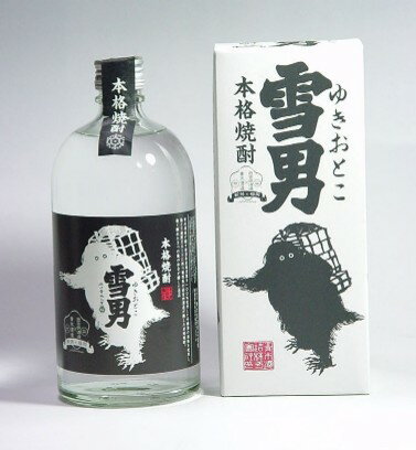 鶴齢雪男焼酎本格粕取り25度720ml（化粧箱なし）