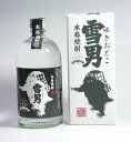 鶴齢雪男焼酎本格粕取り25度720ml（化粧箱なし）