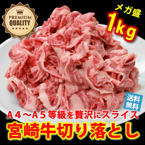 宮崎牛 切り落とし（4部位）1kg