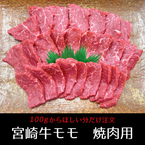 宮崎牛モモ焼肉　100g