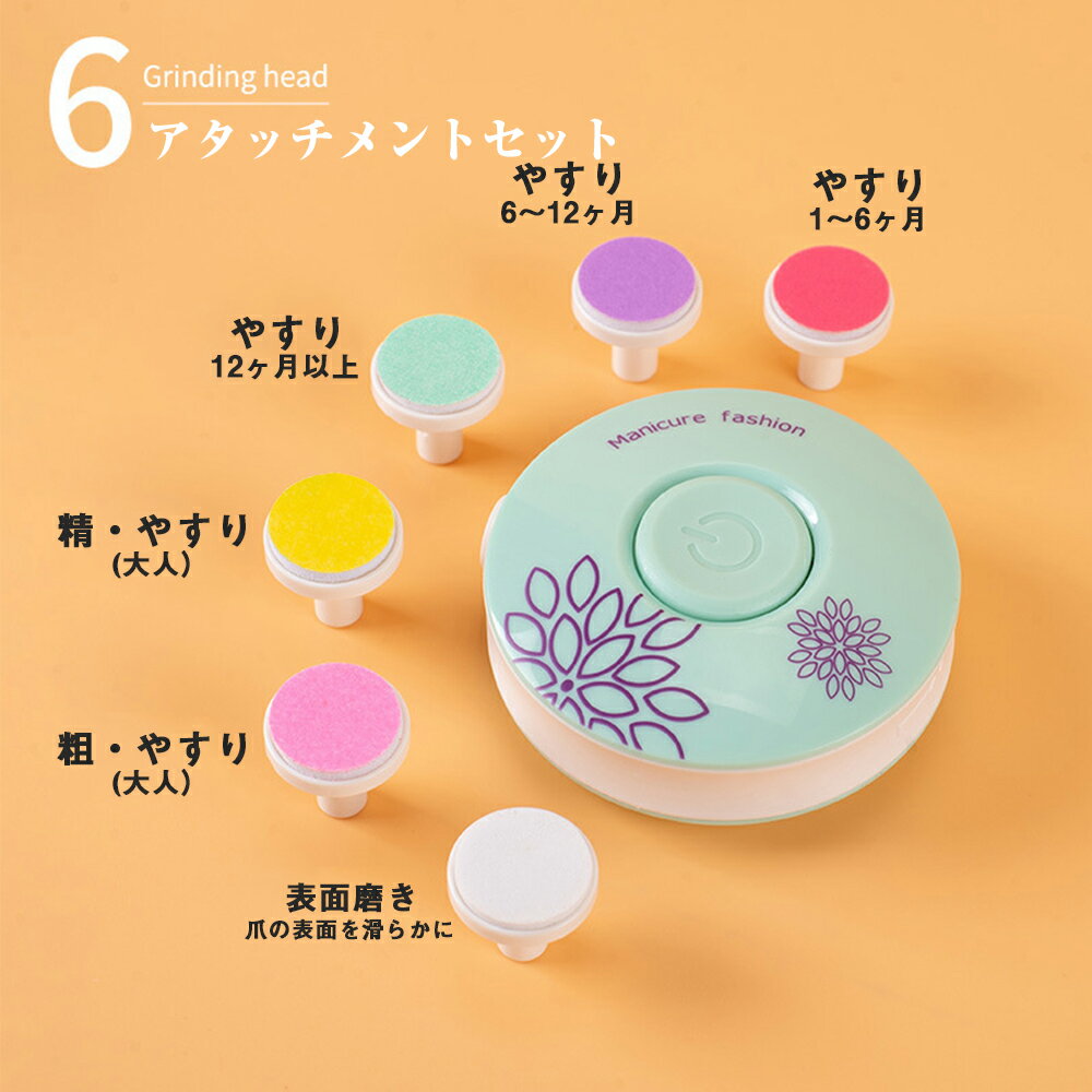 ネイルケア赤ちゃんベビー新生児ネイルケアセット電動爪やすりベビー爪切り大人つめやすりつめ切りつめきり爪ヤスリ電動爪ヤスリ電動つめ削りネイルケアベビー用品出産準備LEDライト付きのベビー電動ネイルケア爪やすりプレゼント出産祝い送料無料