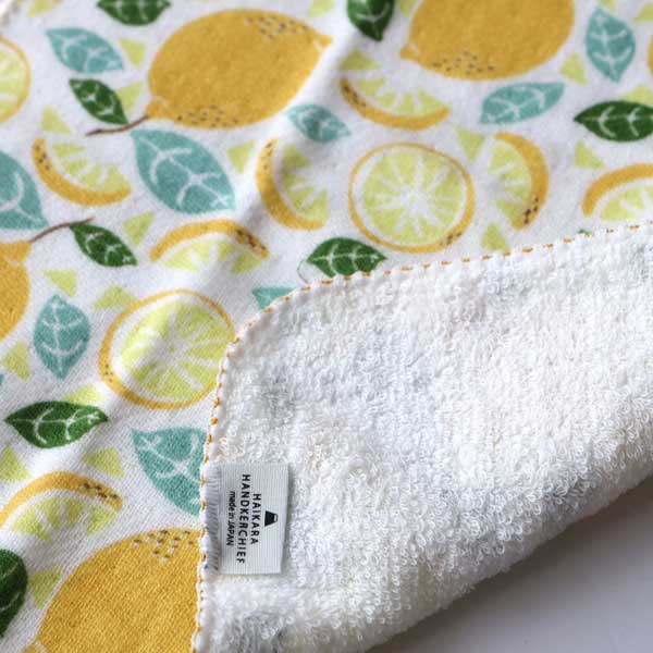 Rakuten - コンテックス ハイカラハンカチ れもん 25×25cm 愛媛 今治 コンテックス レモン 檸檬 メール便