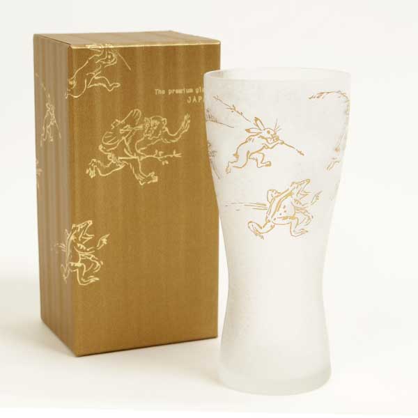 アデリア 「プレミアム鳥獣戯画ビアM」 The premium glass JAPAN