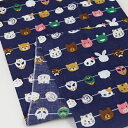 濱文様 てぬぐい 屋台のお面屋さん 夏 夏祭り 屋台 捺染 手拭 手ぬぐい メール便 yw