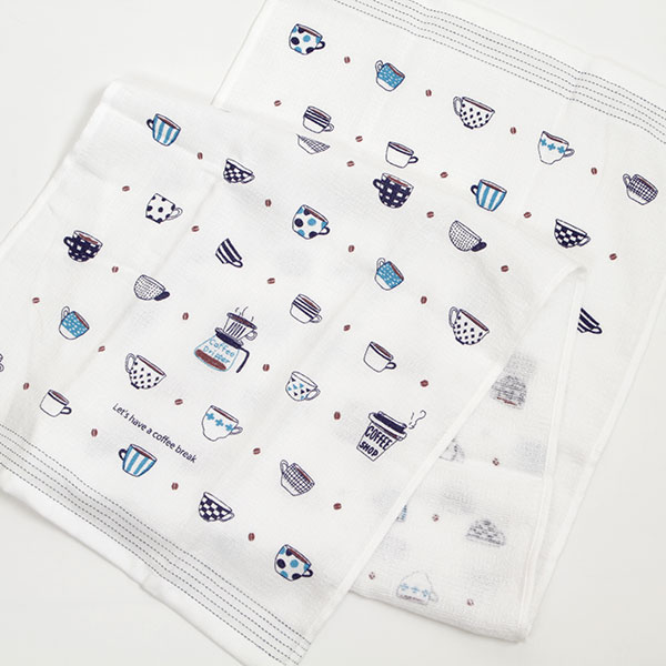 コンテックス 布ごよみ てぬぐいタオル コーヒーカップ 日本製 愛媛 今治 メール便 うすい 軽い 長い ..