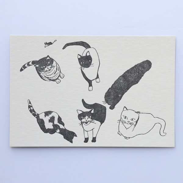 Kanagawa Kamome 「 ネコの集い 」 ポストカード 絵はがき 
