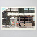 冬 たびねこ ポストカード 雪国だより (c)もりとしのり PPA-232f 絵はがき メール便 ねこ 猫 ネコ y