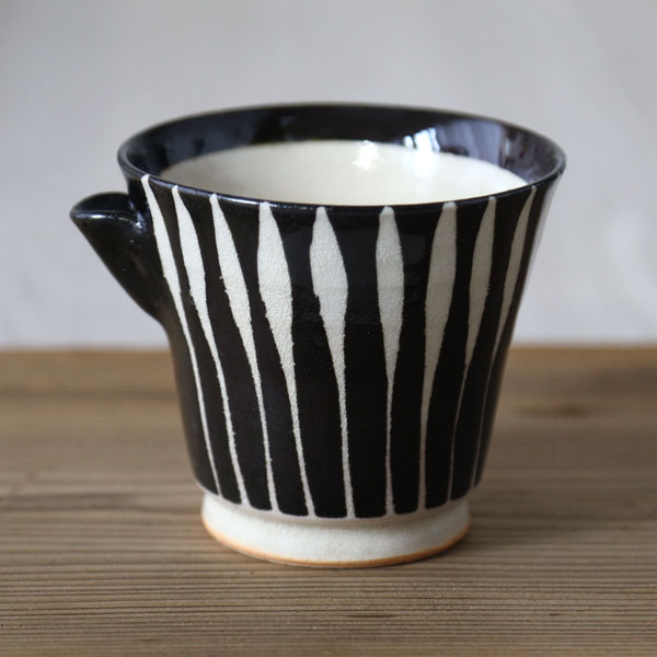 黒十草 片口 美濃焼 酒器 汁次 陶磁器