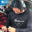 LAUT BALI SUR F ロンT メンズ レディース 長袖 ユニセックス バックロゴ グレー ブラック サーフデザイン