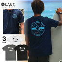 LAUT BALI SURF Tシャツ メンズ レディース サーフ ヴィンテージロゴ バックプリント ユニセックス 半袖 カジュアル