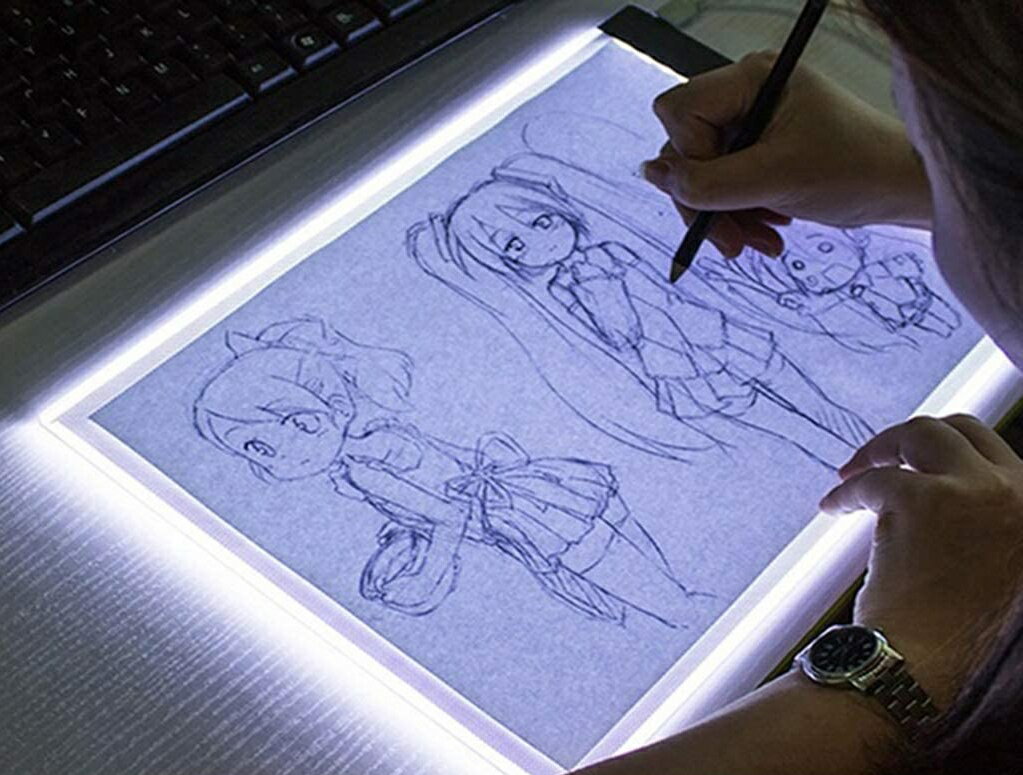 トレース台 A4 LED usb 薄型 トレースパネル 製図 写経 アニメ 製図 漫画