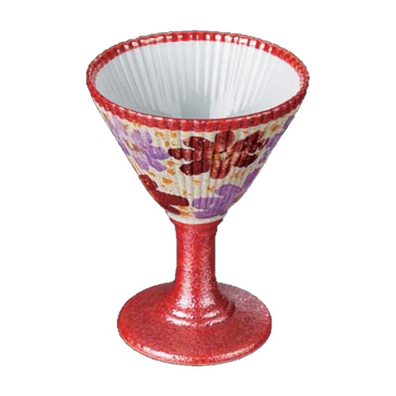 【送料無料】 有田焼 赤 金 彩 パール 花 絵 菊 割 ワイン 8.5cm 高台中付 器 鉢 先付け 付出し お通し デザート 日本製 国産 おしゃれ ギフト 贈り物 母の日 お祝い 食事会 和食器 洋食器 茶碗 湯呑 マグカップ 飲食店 業務用 プロ使用 の 食器 等取り扱っております