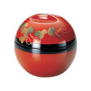 【送料無料】 木質 本漆塗 本金磨蒔絵 小吸物椀 まり 吸物椀 朱 蔦 内 黒 9.5cm 9.4cm 漆器 漆 塗り 椀 お椀 汁椀 器 日本製 国産 おしゃ...
