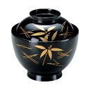 【送料無料】 木質 本漆塗 本金磨蒔絵 吸物椀 玉子 吸物椀 笹 松 葉 内 黒 10.3cm 10.1cm 漆器 漆 塗り 椀 お椀 汁椀 器 日本製 国産 ...