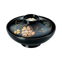 【送料無料】 木質 本漆塗 本金磨蒔絵 吸物・煮物椀 平 富士 煮物椀 クローバー 内 黒 13.6cm 8.2cm 漆器 漆 塗り 椀 お椀 汁椀 器 日本製 国産 おしゃれ こだわり 伝統 ギフト 贈答品 父の日 母の日 敬老の日 お祝い 和食器 洋食器 飲食店 業務用 プロ使用 食器