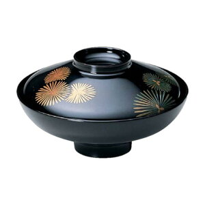 【送料無料】 木質 本漆塗 本金磨蒔絵 吸物・煮物椀 5寸 富士 型 煮物椀 唐 松 内 黒 14.5cm 8.5cm 漆器 漆 塗り 椀 お椀 汁椀 器 日本製 国産 おしゃれ こだわり 伝統 ギフト 贈答品 父の日 母の日 敬老の日 お祝い 和食器 洋食器 飲食店 業務用 プロ使用 食器