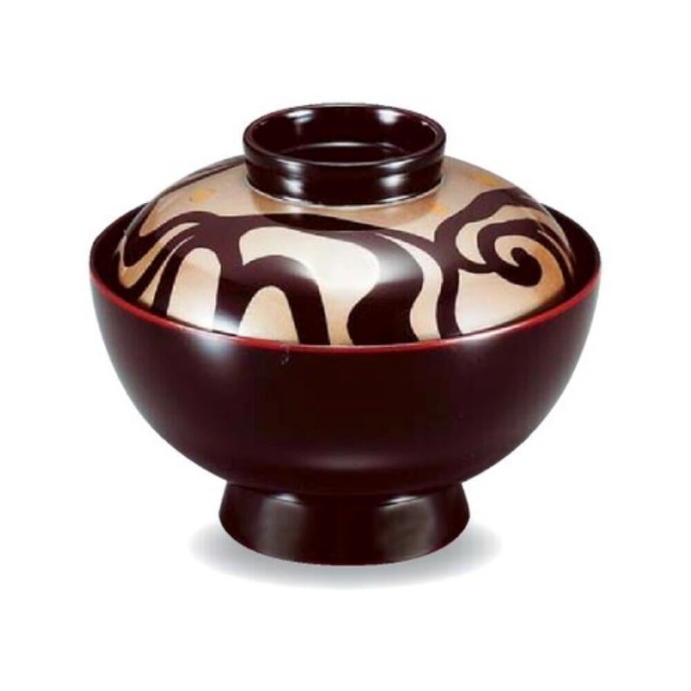 越前漆器 木製 手塗り 漆 手描き 蒔絵 木製 4.2寸 吸物椀 溜 抜書き 流水 漆塗 12.3cm 9.8cm 漆器 漆 塗り 塗 越前塗 椀 お椀 器 日本製 国産 おしゃれ こだわり 伝統 プレゼント 贈り物 贈答品 父の日 母の日 敬老の日 お祝い お返し 飲食店 業務用 プロ使用 プロ仕様 食器