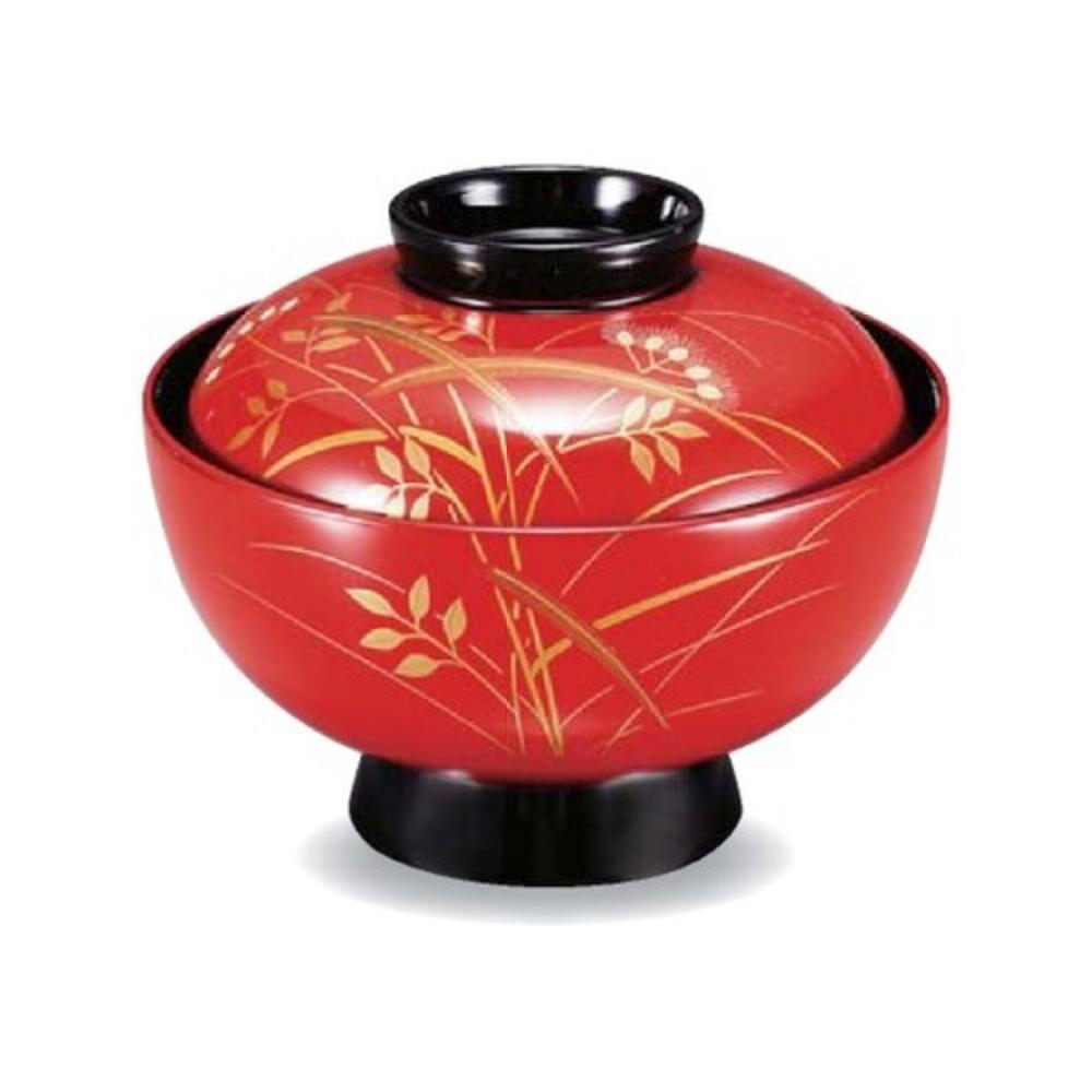 越前漆器 木製 手塗り 漆 手描き 蒔絵 木製 4.2寸 吸物椀 朱 草 花 漆塗 12.2cm 9.9cm 漆器 漆 塗り 塗 越前塗 椀 お椀 器 日本製 国産 おしゃれ こだわり 伝統 ギフト プレゼント 贈り物 贈答品 父の日 母の日 敬老の日 お祝い お返し 飲食店 業務用 プロ使用 プロ仕様 食器