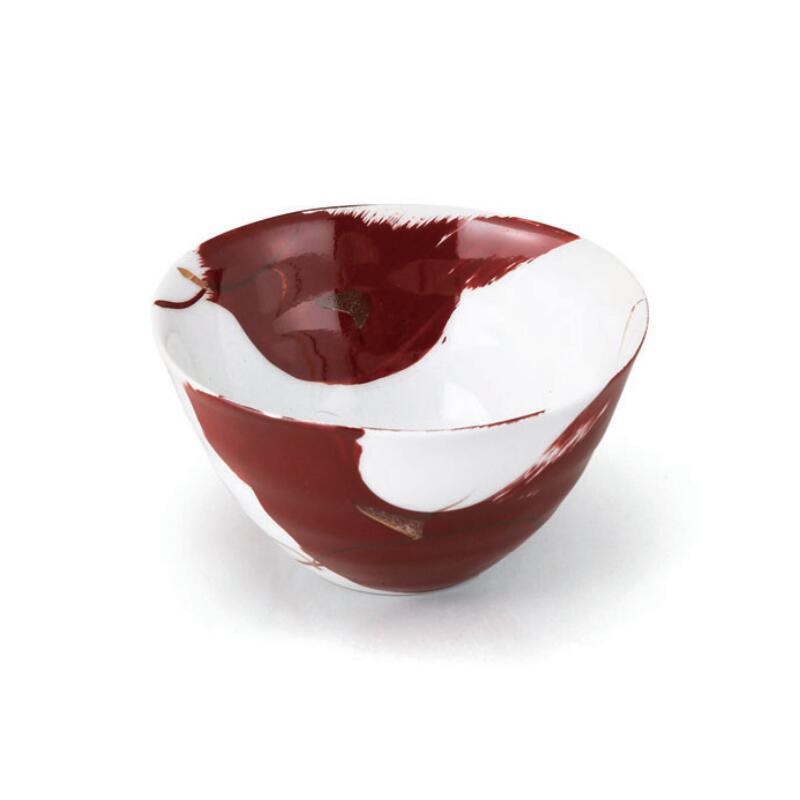 【送料無料】 有田焼 赤 刷毛目 変形 4寸 鉢 12.8cm 小鉢 器 前菜 先付け 付出し お通し 甘味 デザート 日本製 国産 おしゃれ ギフト 贈り物 贈答品 母の日 お祝い お返し 食事会 パーティー 和食器 洋食器 茶碗 湯呑 飲食店 業務用 プロ使用 の 食器 等取り扱っております