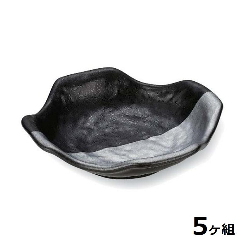 【送料無料】 【5個セット】 Shellmine シェルミン ( バイオマス食器 ) 隅切角鉢 130 隅切 角 鉢 黒 銀 塗分け 13cm 150cc 食洗器対応 耐熱温度 200℃ 全面塗装品 非プラスチック 地球環境 エコ 日本製 国産 食器洗浄機 陶器 漆器 塗 食器 和食器 洋食器 飲食店 業務用