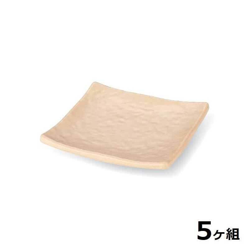 【送料無料】 【5個セット】 Shellmine シェルミン ( バイオマス食器 ) 正角皿 118 正 角 皿 粉引 ( 汚染防止加工塗 ) 11.8cm 食洗器対応 耐熱温度 200℃ 全面塗装品 非プラスチック 地球環境 エコ 日本製 国産 食器洗浄機 陶器 漆器 塗 食器 和食器 洋食器 飲食店 業務用