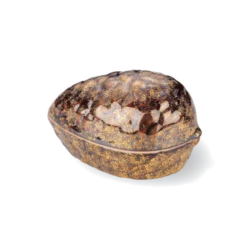 【送料無料】 有田焼 珍味 アメ釉 金 タタキ 松ぼっくり 小 蓋物 9.2cm 5.8cm 5.5cm 器 鉢 豆鉢 香の物 先付け 付出し お通し 日本製 国産 おしゃれ ギフト プレゼント 贈答品 贈り物 母の日 お祝い お返し 食事会 和食器 洋食器 飲食店 業務用 プロ使用 食器