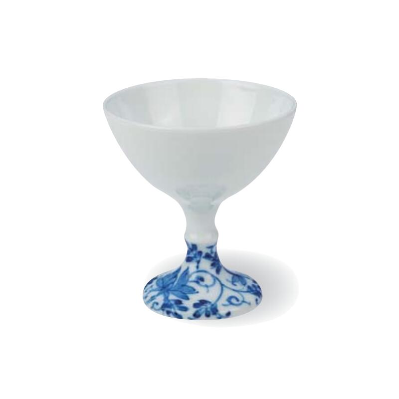 【送料無料】 有田焼 高台小付 染付 花 唐草 Y型 グラス 6.2cm 6.7cm 小付 器 鉢 先付け 付出し お通し デザート 日本製 国産 おしゃれ ギフト プレゼント 贈り物 母の日 お祝い お返し 食事会 和食器 洋食器 飲食店 業務用 プロ使用 食器