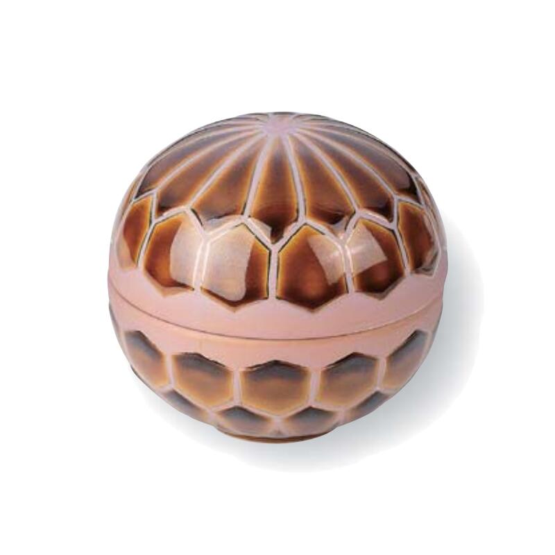 【送料無料】 有田焼 小鉢 アメ釉 大柄 ダイヤモンド PG 珠 型 小 蓋物 9.5cm 9cm 器 鉢 豆鉢 香の物 先付け 付出し お通し デザート 日本製 国産 おしゃれ ギフト プレゼント 贈り物 贈答品 母の日 お祝い お返し 食事会 和食器 洋食器 飲食店 業務用 プロ使用 食器