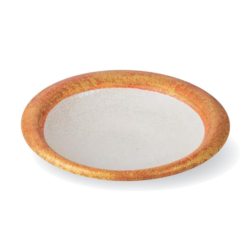 【送料無料】 有田焼 ラスター 朱 金 渕垂れ 6寸 向付 18.8cm 3.5cm 器 皿 刺身 焼物 天ぷら 揚物 盛り付け 日本製 国産 おしゃれ ギフト プレゼント 贈り物 母の日 お祝い 食事会 パーティー 和食器 洋食器 飲食店 業務用 プロ使用 食器