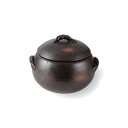 【送料無料】萬古焼 黒 丸 ごはん鍋 7合 炊 直火 28cm 24cm 21cm 万古焼 鍋 直火可 ごはん ご飯 御飯 ガス コンロ 日本製 国産 おしゃれ...