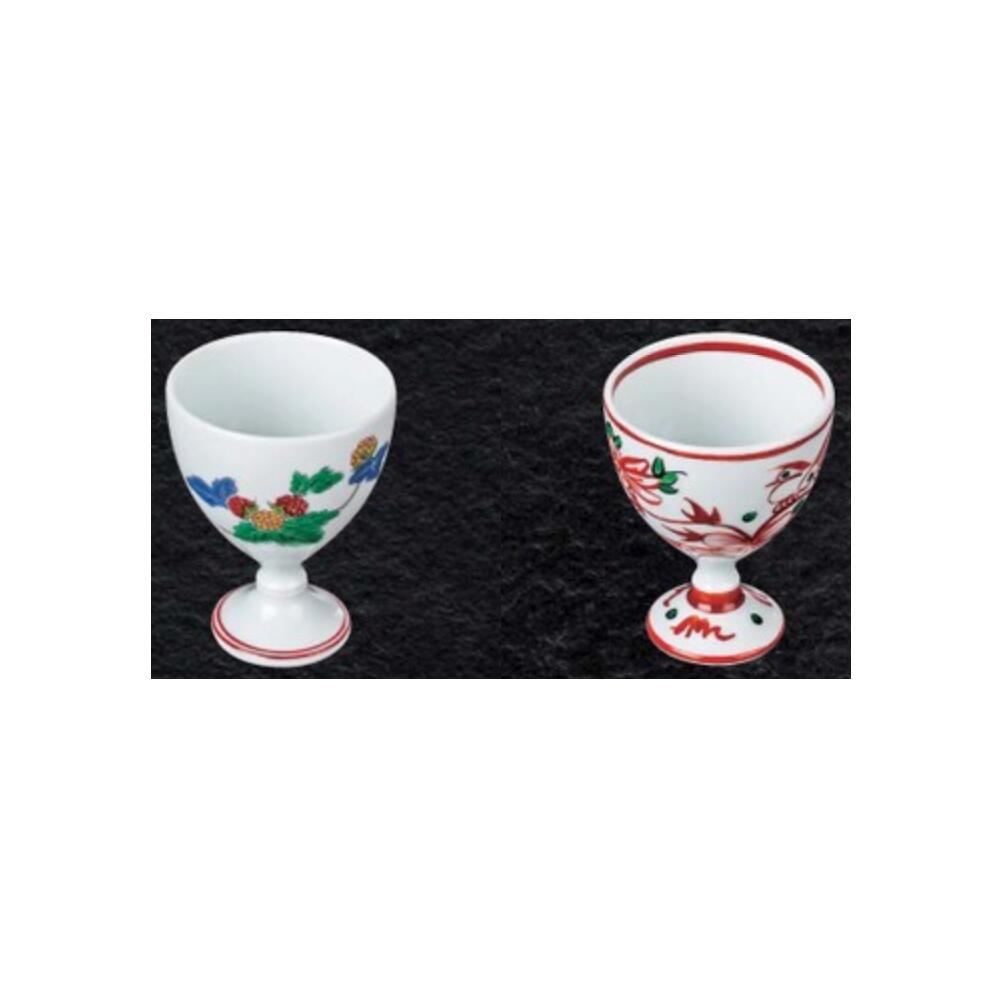 有田焼 ワイン グラス 小 野いちご 万歴 6.5cm 高台小付 器 鉢 先付け 付出し お通し デザート 白 ホワイト 赤 レッド 日本製 国産 おしゃれ ギフト プレゼント 贈り物 贈答品 母の日 お祝い 和食器 洋食器 中華食器 飲食店 業務用 プロ使用 食器