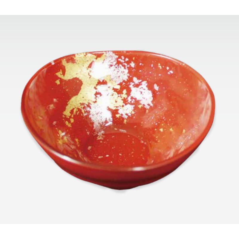 【送料無料】 【包装のし可】 【2個セット】 塗り ガラス 食器 古代 シリーズ フリー ボウル 本 朱 12.7cm 塗 漆 純金 純銀 器 丸 小鉢 食洗機対応 日本製 国産 おしゃれ こだわり プレゼント ギフト 贈答品 お祝い パーティー 食事会 和食器 洋食器 飲食店 業務用 プロ使用