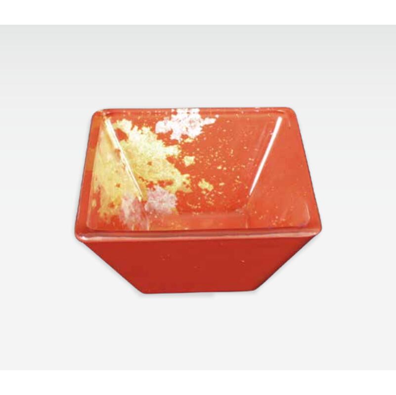 【送料無料】 【包装のし可】 【2個セット】 塗り ガラス 食器 古代 シリーズ 角小鉢 107 本 朱 10.7cm 塗 漆 純金 純銀 器 角 鉢 食洗機対応 日本製 国産 おしゃれ こだわり プレゼント ギフト 贈答品 お祝い パーティー 食事会 和食器 洋食器 飲食店 業務用 プロ使用