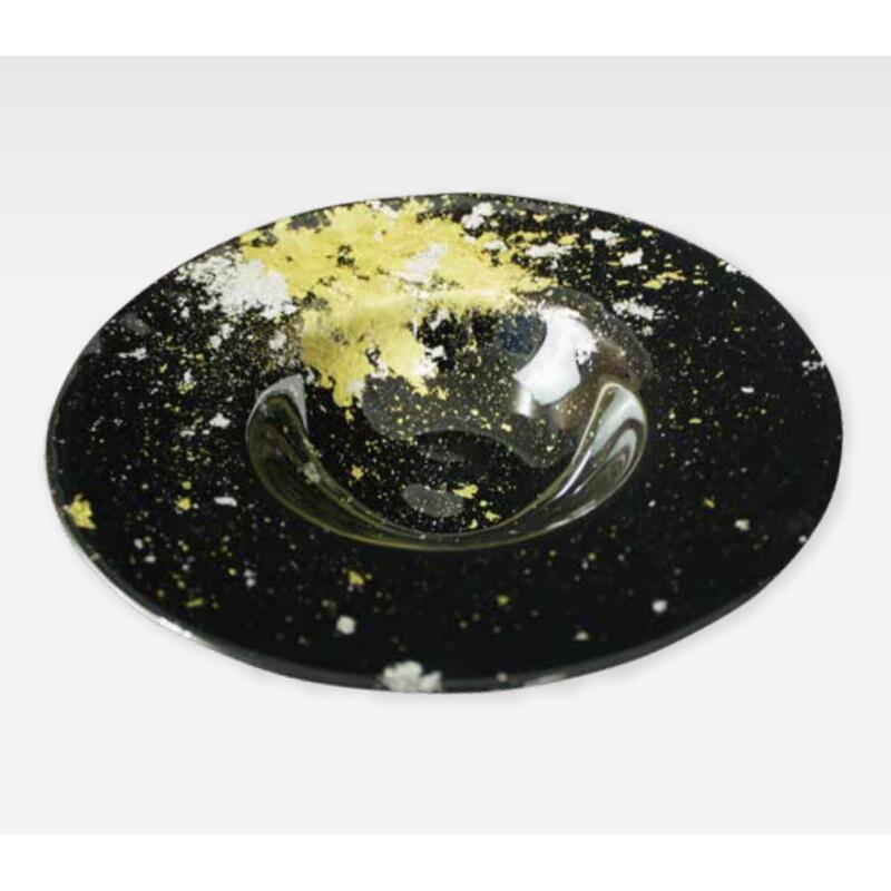 【送料無料】 【包装のし可】 塗り ガラス 食器 古代 シリーズ ボウル 230 漆 黒 23cm 塗 漆 純金 純銀 器 丸 食洗機対応 日本製 国産 おしゃれ こだわり 個性的 プレゼント ギフト 贈答品 お祝い パーティー 食事会 和食器 洋食器 飲食店 業務用 プロ使用