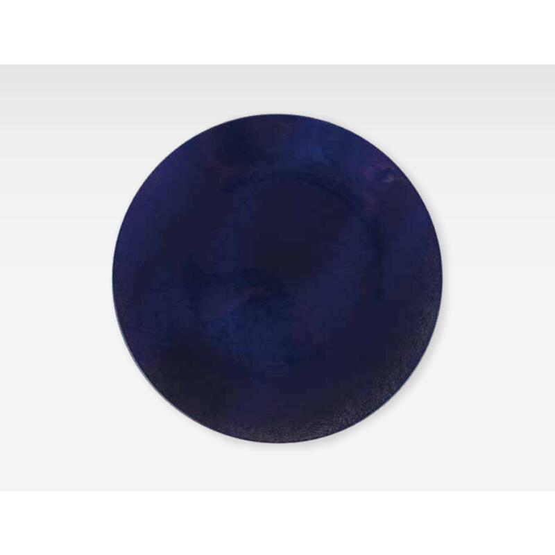 【送料無料】 【包装のし可】 【3個セット】 塗り ガラス 食器 マジョ シリーズ フラット プレート D ブルー 28cm 塗 漆 皿 丸 丸皿 大皿 食洗機対応 日本製 国産 おしゃれ こだわり ギフト プレゼント 贈答品 お祝い 食事会 和食器 洋食器 飲食店 業務用 プロ使用