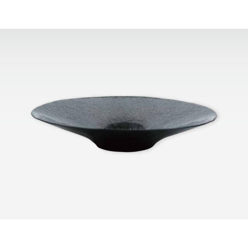 【送料無料】 【包装のし可】 塗り ガラス 食器 メタル シリーズ サラダ ボウル 300 ブラック 30cm 塗 漆 器 鉢 皿 食洗機対応 日本製 国産 おしゃれ こだわり プレゼント ギフト 贈答品 お祝い パーティー 食事会 和食器 洋食器 飲食店 業務用 プロ使用