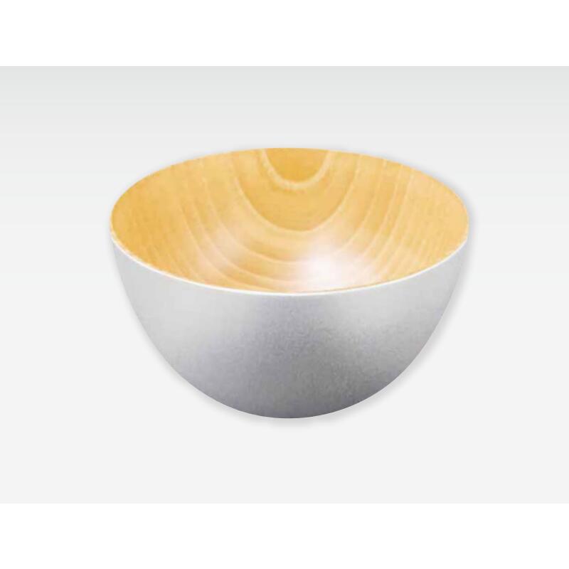 【送料無料】 【包装のし可】 【2個セット】 木製 食器 シリーズ ボウル 大 シルバー 12.5cm 木 無垢 塗 漆 乾漆 器 鉢 小鉢 食洗機対応 日本製 国産 おしゃれ こだわり プレゼント ギフト 贈答品 お祝い パーティー 食事会 和食器 洋食器 飲食店 業務用 プロ使用